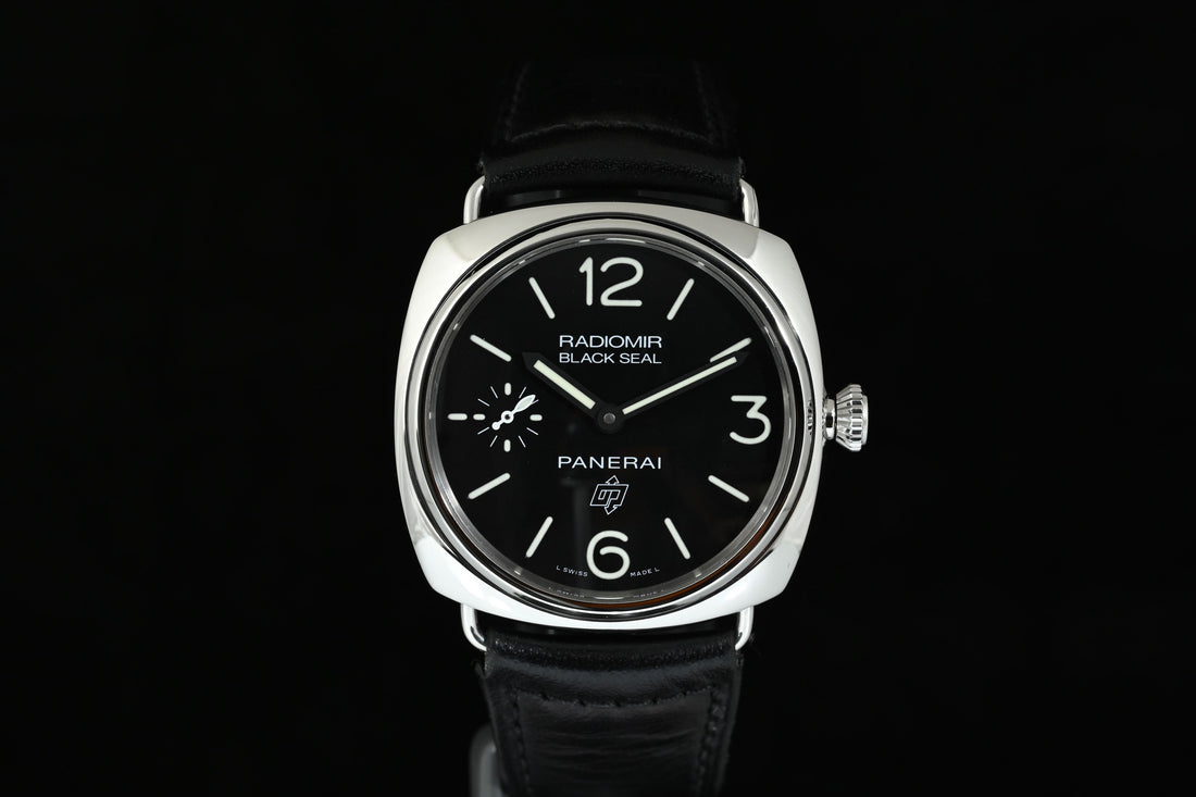 PANERAI | RADIOMIR BLACK SEAL LOGO Manual Steel 45 mm. PAM00380 Box and Papers, 2013