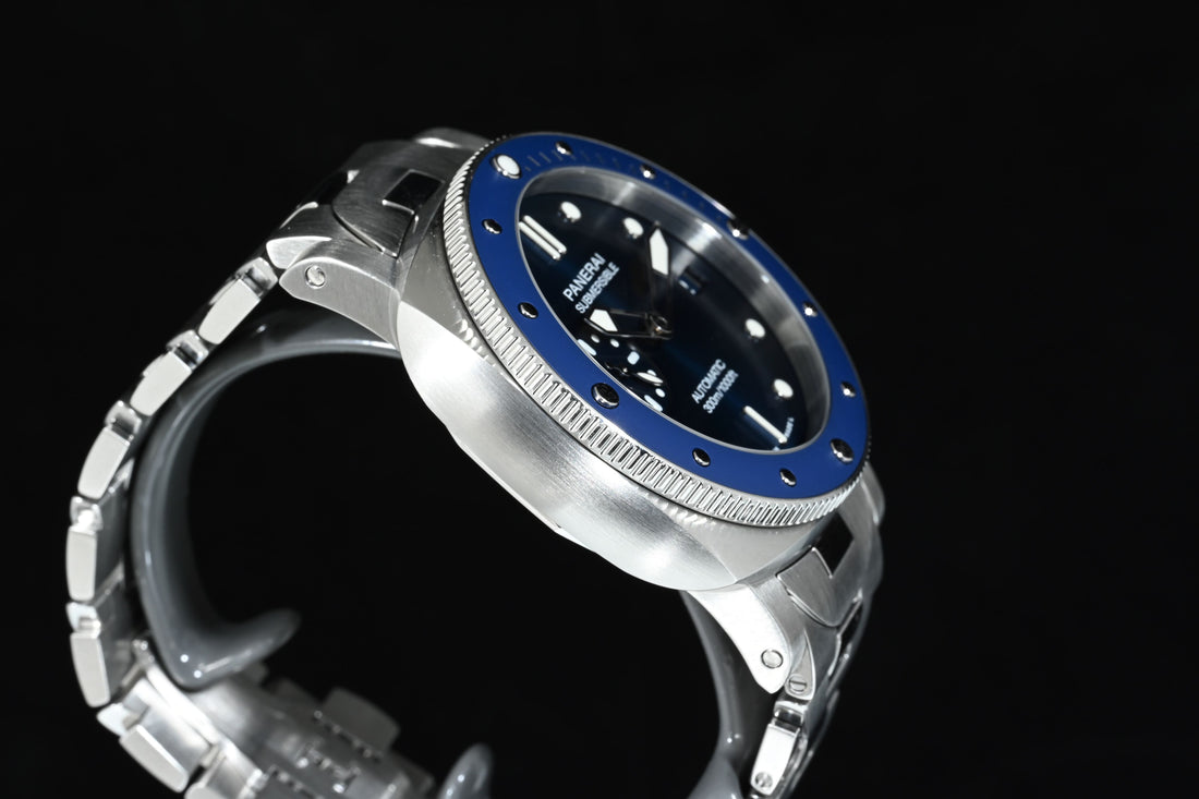 PANERAI | SUBMERSIBLE Midnight blue dial  Automatic Ref. PAM01068, Steel 43 mm. Panerai Box and Papers, 2022