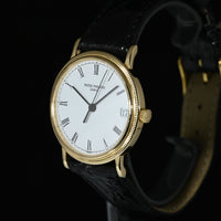 PATEK PHILIPPE | Calatrava Oro giallo 18 Kt.,  33 mm. Ref. 3802 Carica automatica Anni ‘90