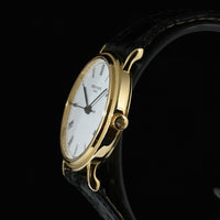 PATEK PHILIPPE | Calatrava Oro giallo 18 Kt.,  33 mm. Ref. 3802 Carica automatica Anni ‘90
