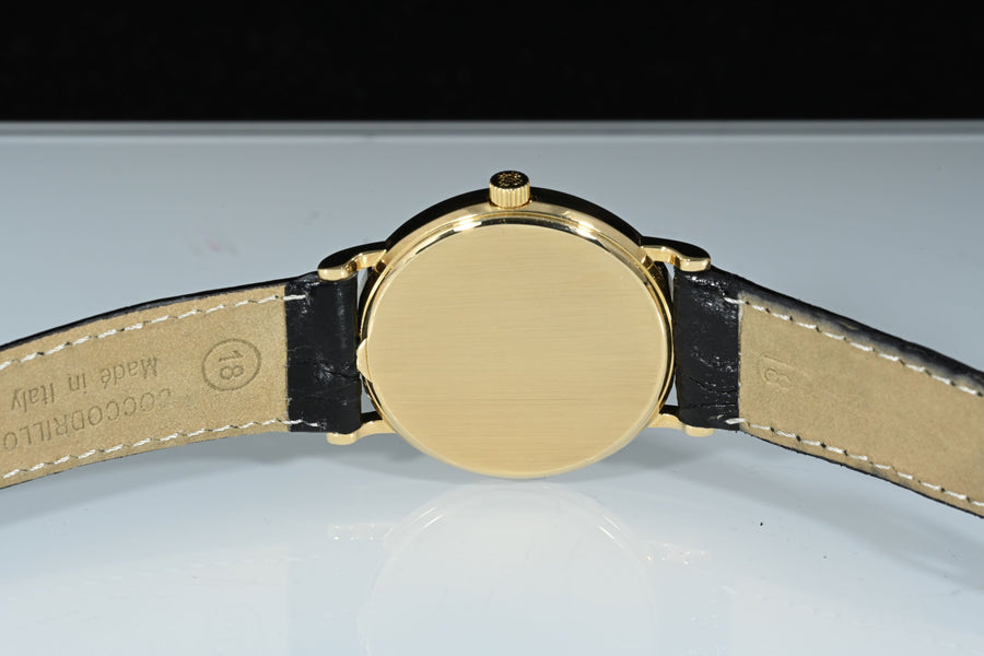 PATEK PHILIPPE | Calatrava Oro giallo 18 Kt.,  33 mm. Ref. 3802 Carica automatica Anni ‘90