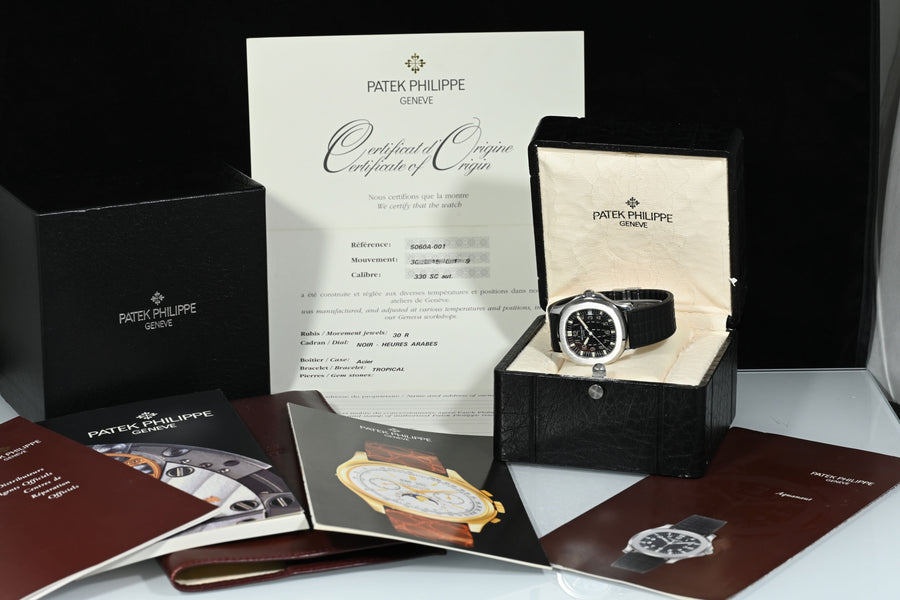 PATEK PHILIPPE | AQUANAUT Automatic Acciaio, 35 mm. Ref. 5060A-001 Scatola e Garanzia, 1998