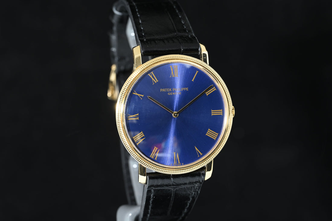 PATEK PHILIPPE | Calatrava Clou de Paris Oro giallo,  35 mm. Ref. 3588J Automatico Anni ’90