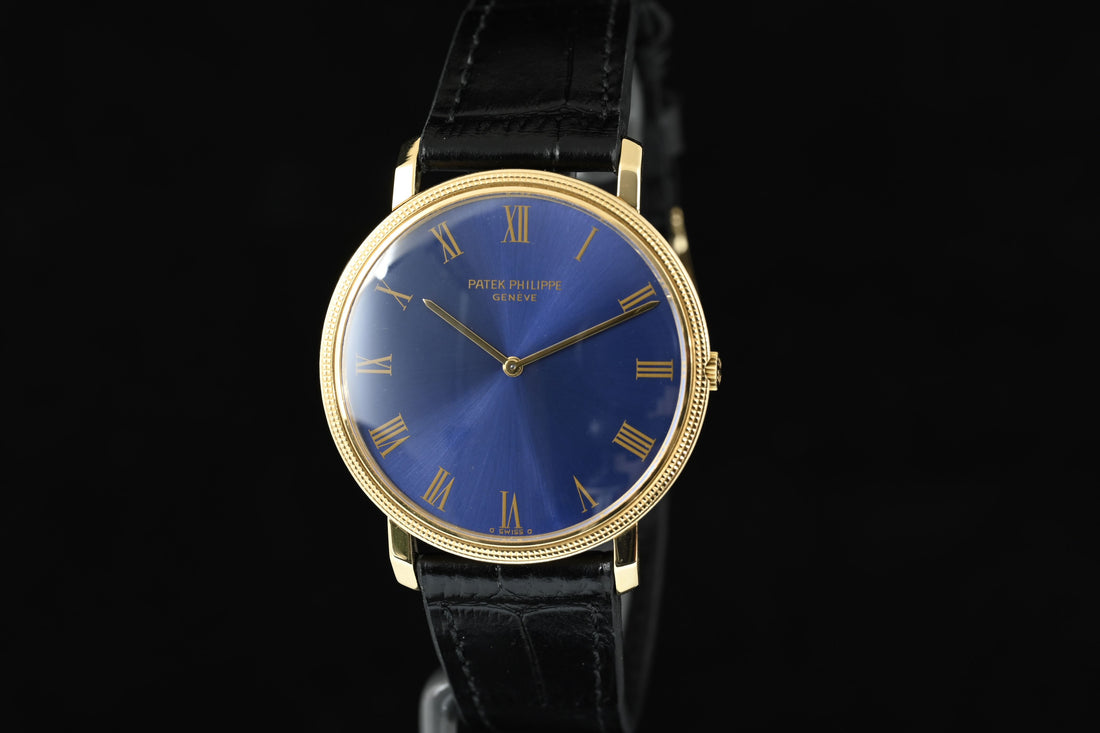 PATEK PHILIPPE | Calatrava Clou de Paris Oro giallo,  35 mm. Ref. 3588J Automatico Anni ’90