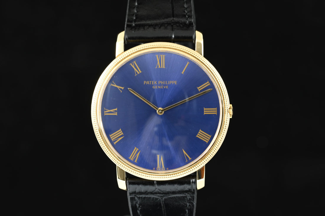 PATEK PHILIPPE | Calatrava Clou de Paris Oro giallo,  35 mm. Ref. 3588J Automatico Anni ’90