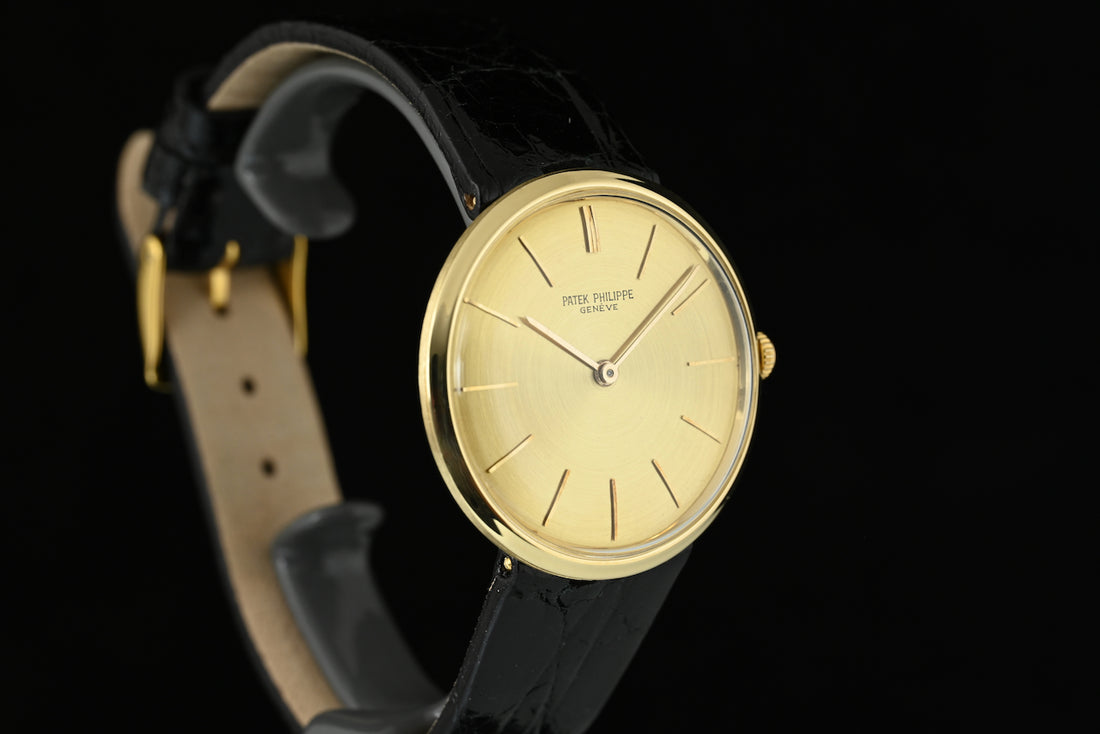 PATEK PHILIPPE | Calatrava ‘ Disco volante ‘ Oro giallo, 34 mm Ref. 2591 Carica manuale Anni ’60