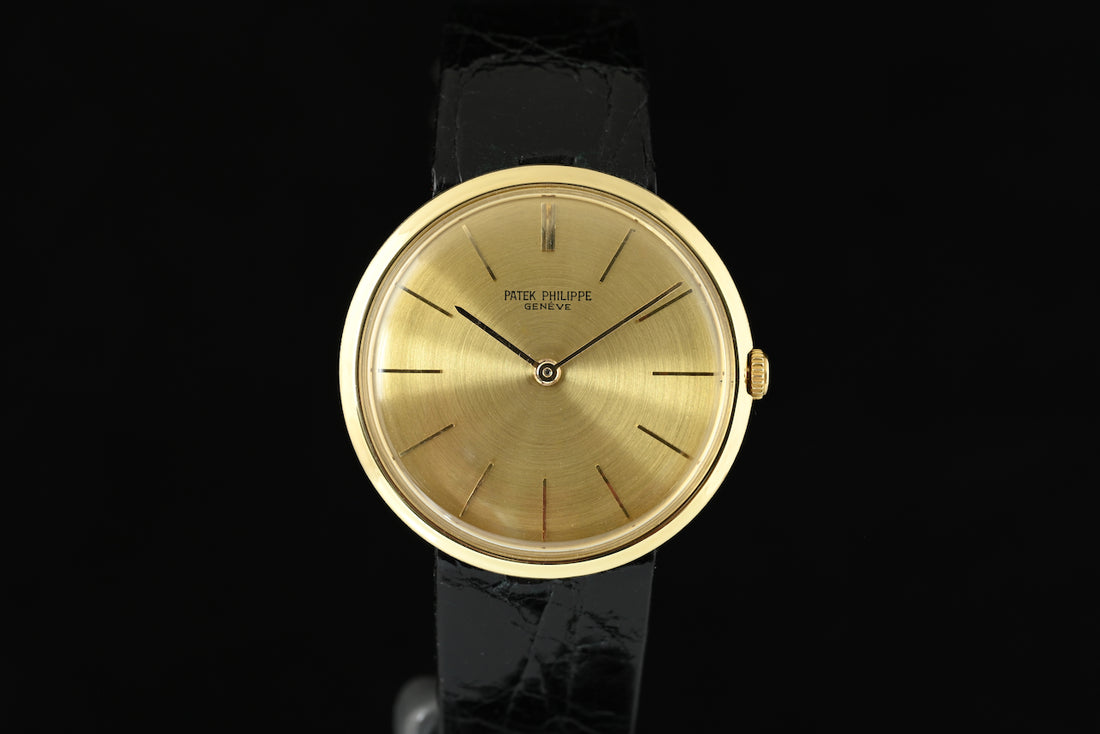 PATEK PHILIPPE | Calatrava ‘ Disco volante ‘ Oro giallo, 34 mm Ref. 2591 Carica manuale Anni ’60