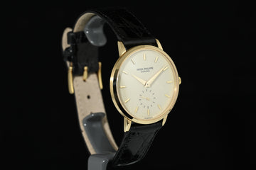 PATEK PHILIPPE | Calatrava, Oro giallo 18 Kt. Carica manuale Ref. 3893J Anni ‘80