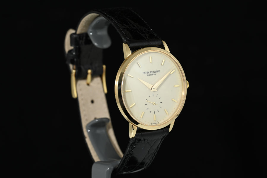 PATEK PHILIPPE | Calatrava, Oro giallo 18 Kt. Carica manuale Ref. 3893J Anni ‘80