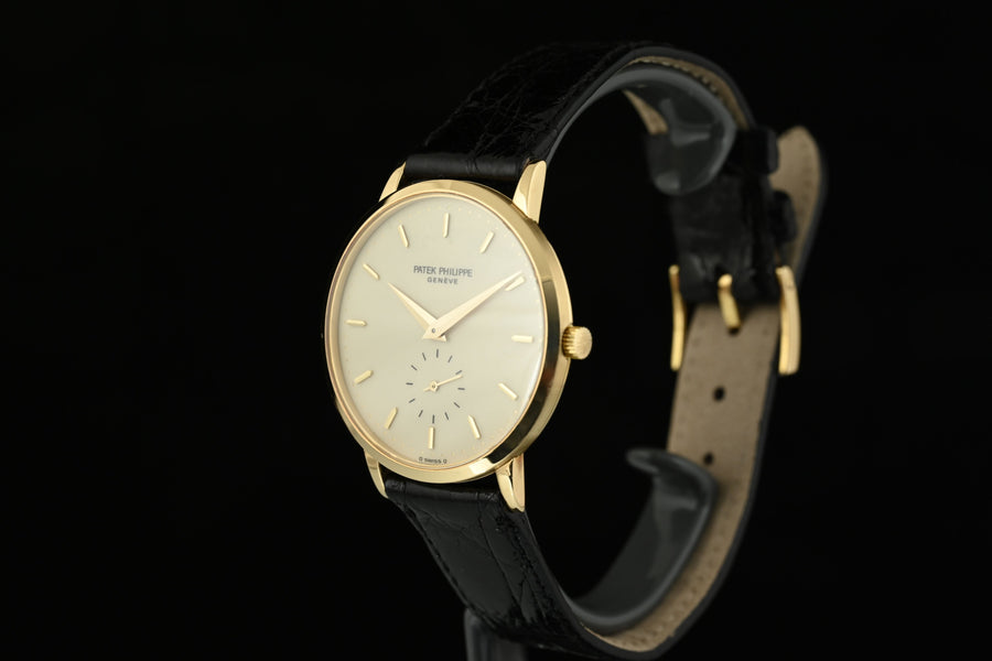 PATEK PHILIPPE | Calatrava, Oro giallo 18 Kt. Carica manuale Ref. 3893J Anni ‘80