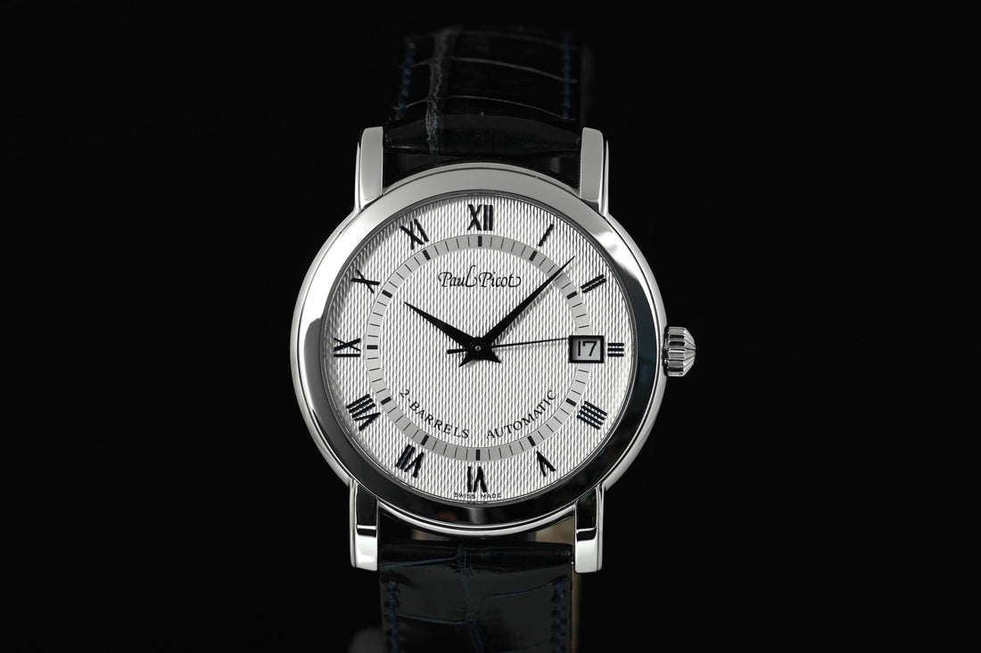 PAUL PICOT | Firshire Ronde 2 Barrel Automatic Date Ref. 4082, Slim / Demi-plate Scatola e Garanzia, 2018