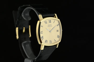 PIAGET | ALTIPLANO Automatic Orologio vintage in oro giallo 18 Kt. Anni ’70 32 mm.