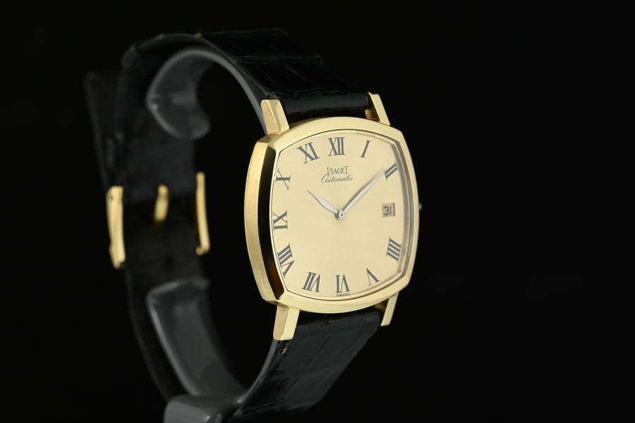 PIAGET | ALTIPLANO Automatic Orologio vintage in oro giallo 18 Kt. Anni ’70 32 mm.