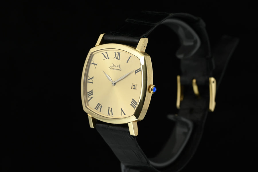 PIAGET | ALTIPLANO Automatic Orologio vintage in oro giallo 18 Kt. Anni ’70 32 mm.