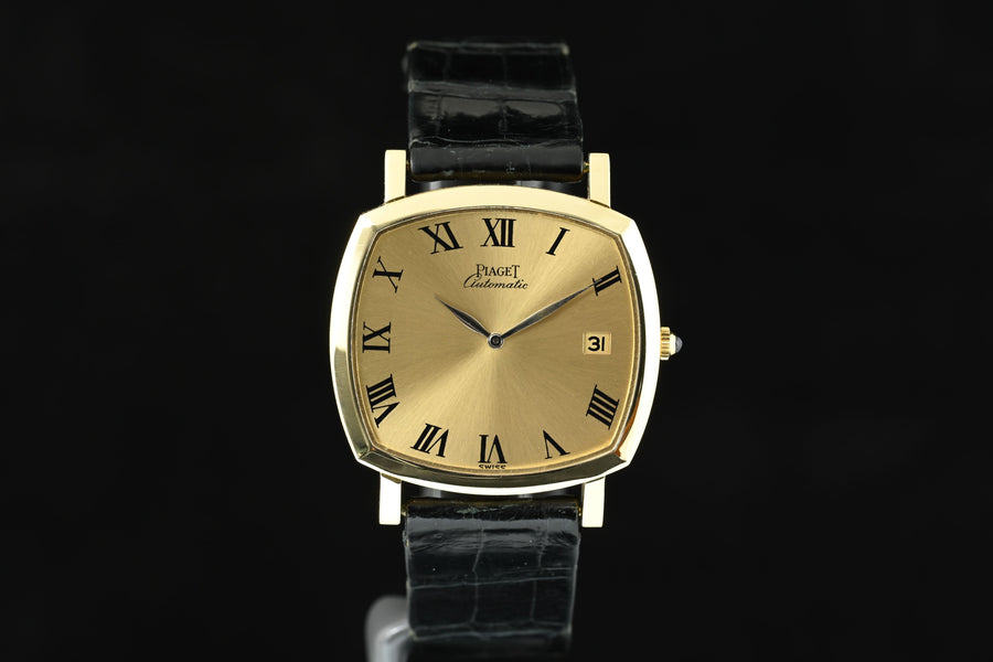 PIAGET | ALTIPLANO Automatic Orologio vintage in oro giallo 18 Kt. Anni ’70 32 mm.