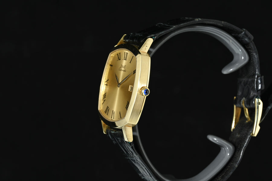 PIAGET | ALTIPLANO Automatic Orologio vintage in oro giallo 18 Kt. Anni ’70 32 mm.