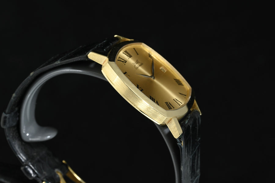 PIAGET | ALTIPLANO Automatic Orologio vintage in oro giallo 18 Kt. Anni ’70 32 mm.