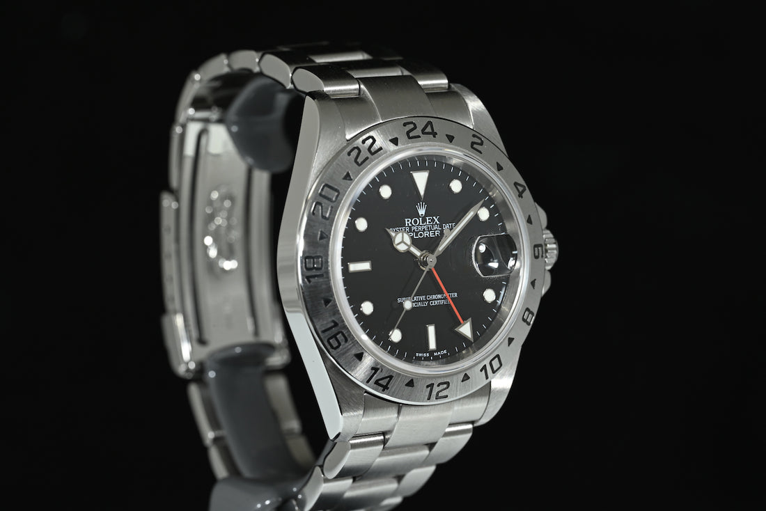 ROLEX | EXPLORER II Ref. 16570 Quadrante Nero Acciaio 40 mm.  | Anno 2005