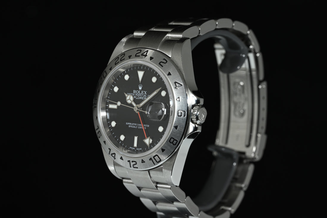 ROLEX | EXPLORER II Ref. 16570 Quadrante Nero Acciaio 40 mm.  | Anno 2005