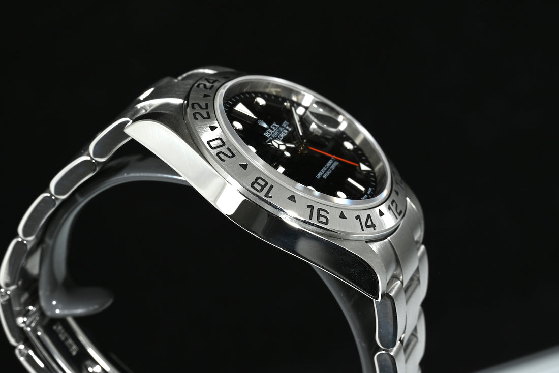 ROLEX | EXPLORER II Ref. 16570 Quadrante Nero Acciaio 40 mm.  | Anno 2005