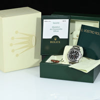 ROLEX | EXPLORER II Ref. 16570 Black Dial | Rolex Box and Papers, 2005 Never Polished
