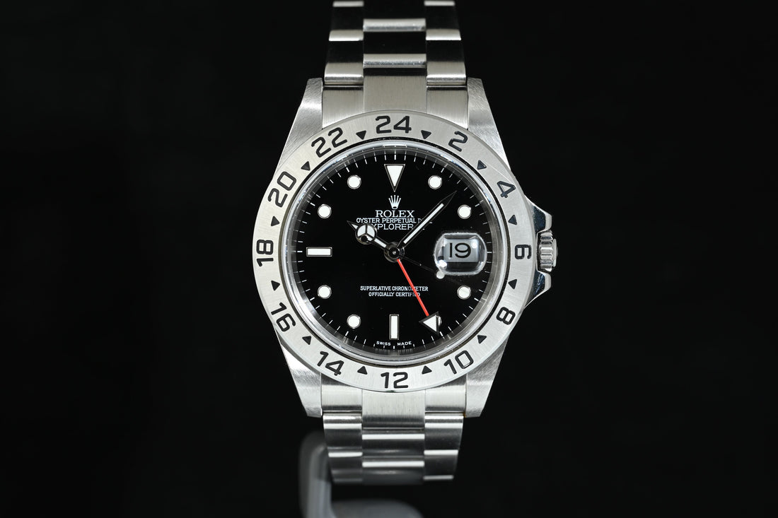 ROLEX | EXPLORER II Ref. 16570 Black Dial | Rolex Box and Papers, 2005 Never Polished