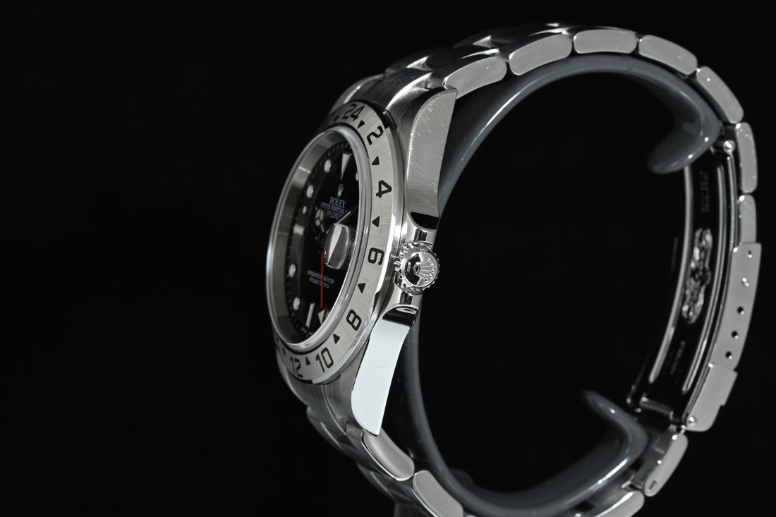 ROLEX | EXPLORER II Ref. 16570 Black Dial | Rolex Box and Papers, 2005 Never Polished