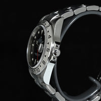 ROLEX | EXPLORER II Ref. 16570 Black Dial | Rolex Box and Papers, 2005 Never Polished