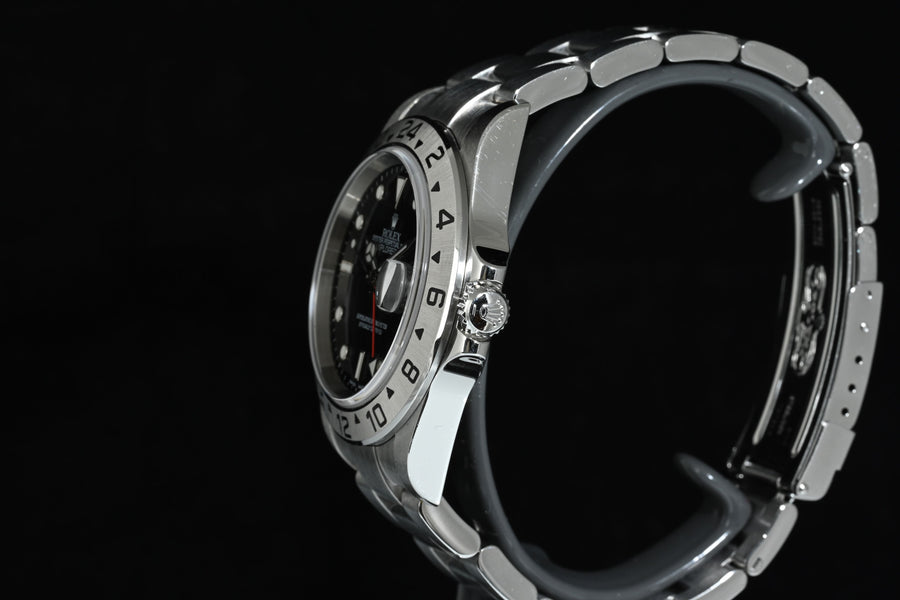 ROLEX | EXPLORER II Ref. 16570 Black Dial | Rolex Box and Papers, 2005 Never Polished