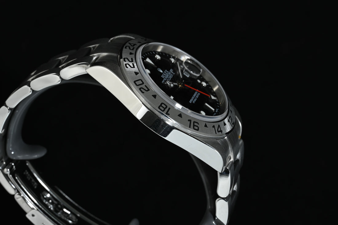 ROLEX | EXPLORER II Ref. 16570 Black Dial | Rolex Box and Papers, 2005 Never Polished