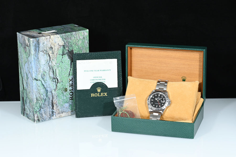 ROLEX | EXPLORER II Only Swiss Ref. 16570 Black Dial | Rolex Box and Papers, 1999