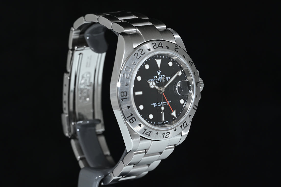 ROLEX | EXPLORER II Ref. 16570 Quadrante Nero | Scatola e Garanzia Rolex, 2004