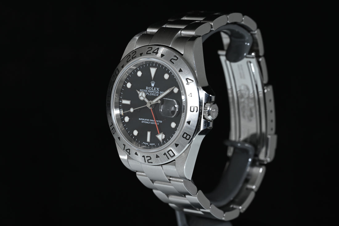 ROLEX | EXPLORER II Ref. 16570 Quadrante Nero | Scatola e Garanzia Rolex, 2004