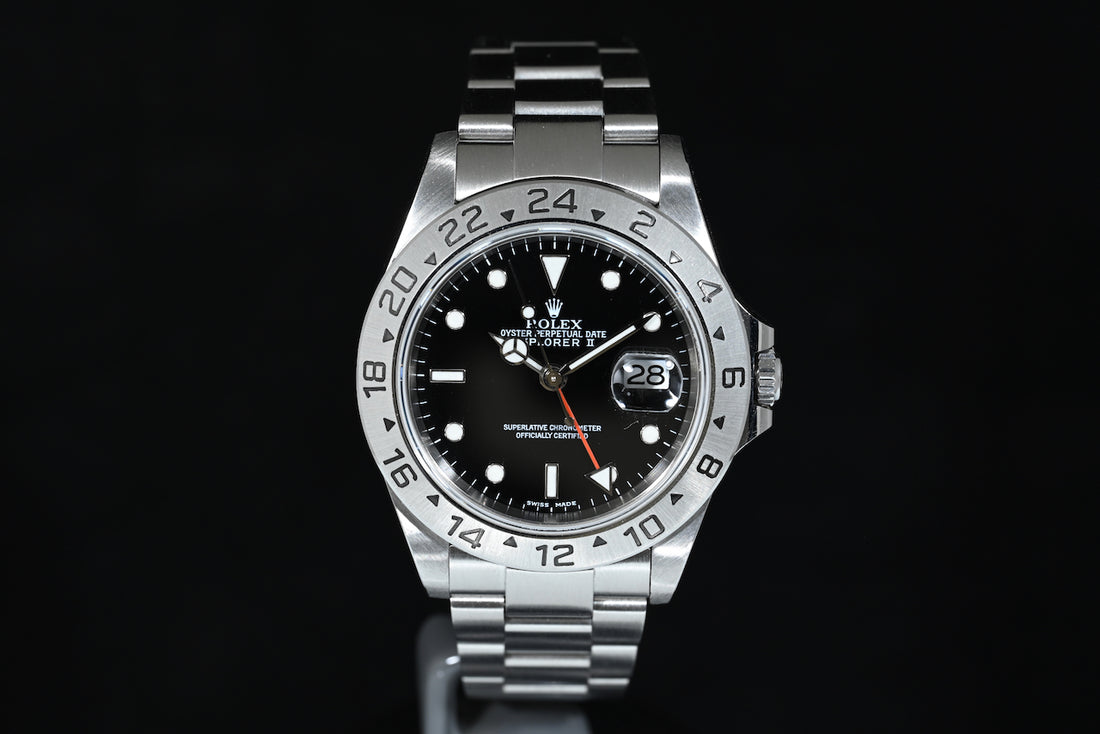 ROLEX | EXPLORER II Ref. 16570 Quadrante Nero | Scatola e Garanzia Rolex, 2004