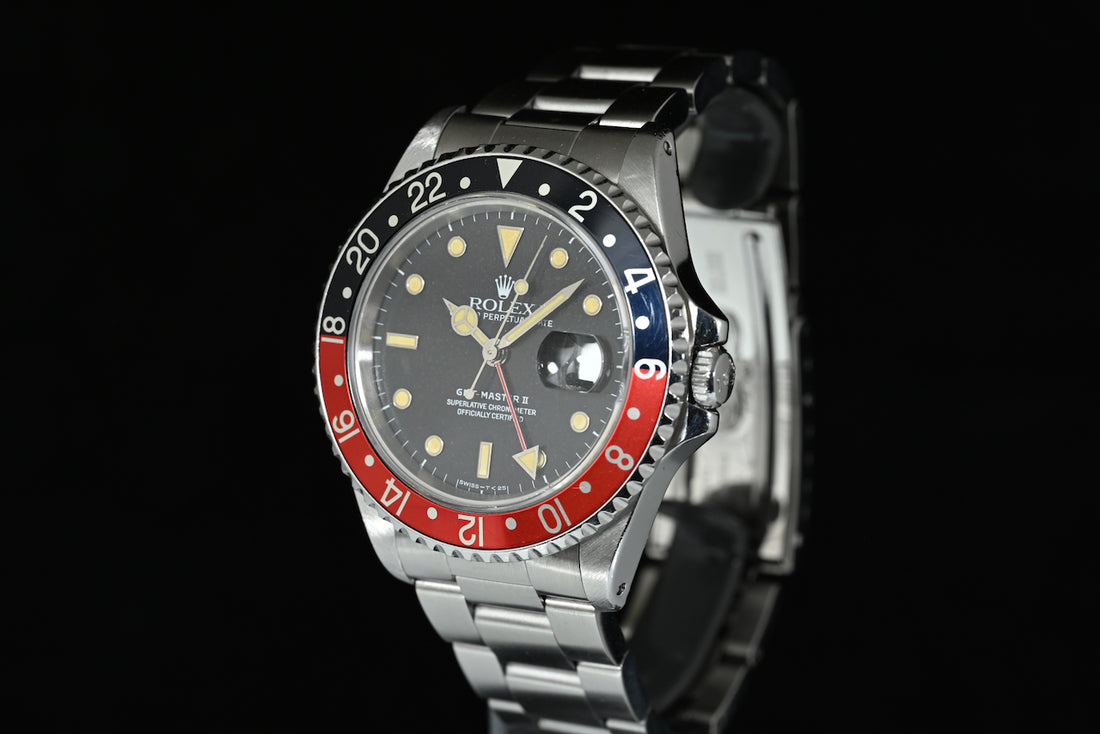 ROLEX | GMT-Master II Ref. 16710 Steel 40 mm. Box and papers 1990