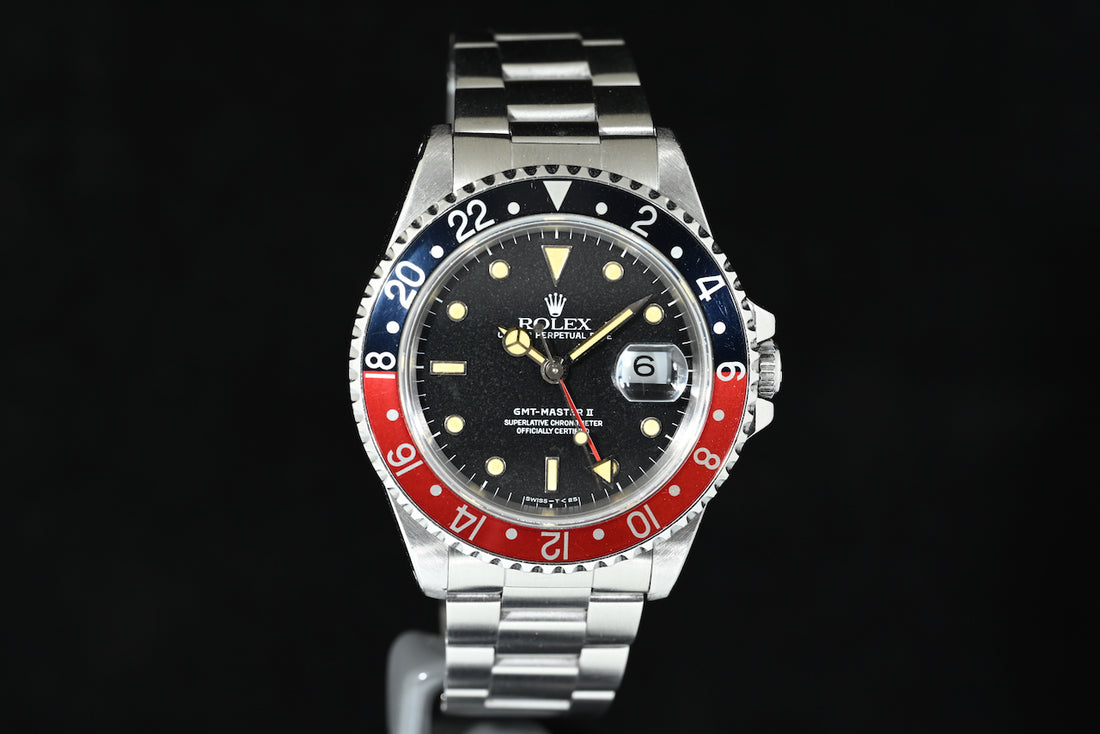 ROLEX | GMT-Master II Ref. 16710 Steel 40 mm. Box and papers 1990