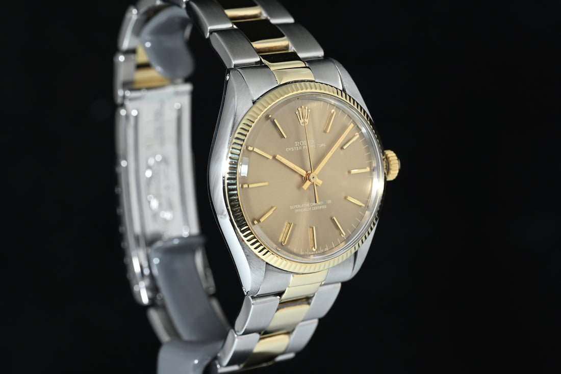 Rolex | Oyster Perpetual Ref. 1005 from 1974 Steel and Yellow Gold 34 mm.