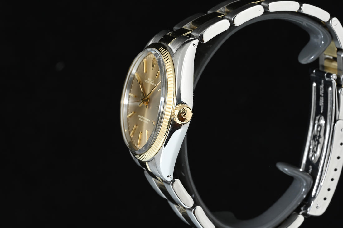Rolex | Oyster Perpetual Ref. 1005 from 1974 Steel and Yellow Gold 34 mm.