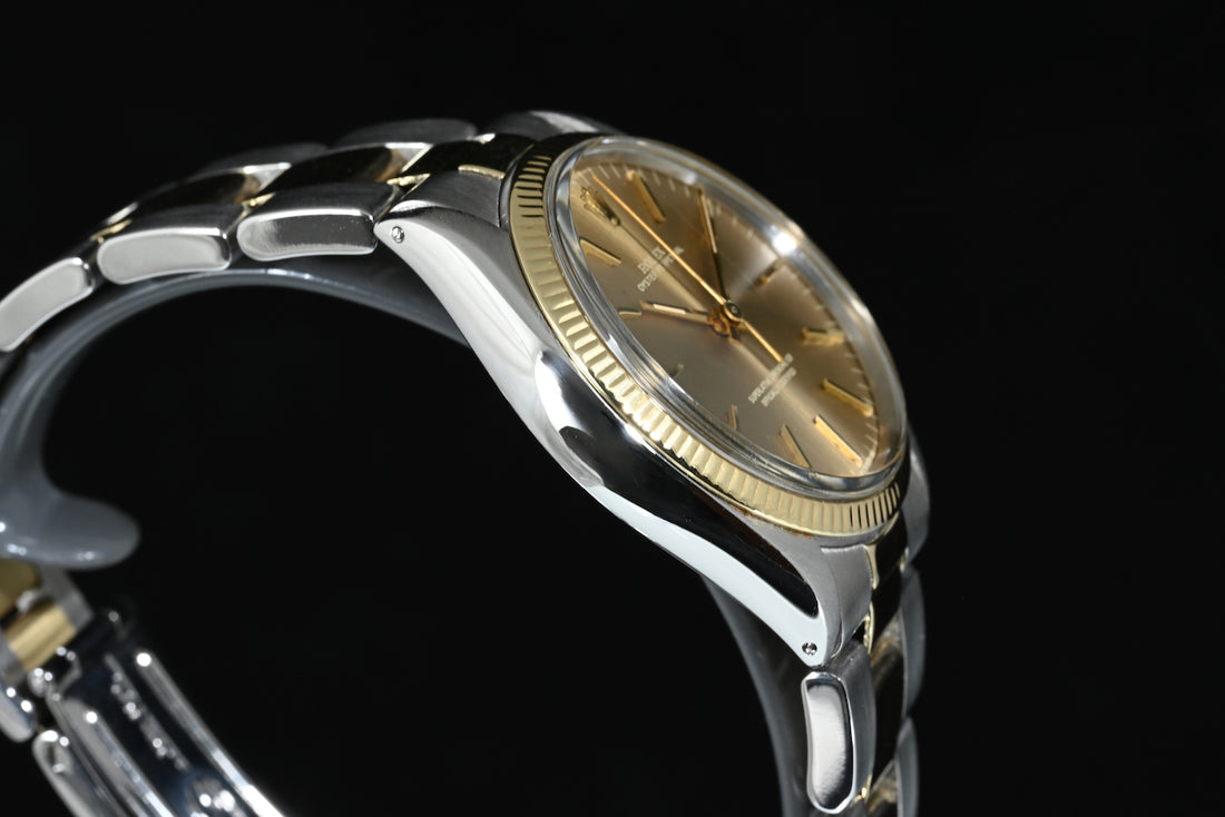 Rolex | Oyster Perpetual Ref. 1005 from 1974 Steel and Yellow Gold 34 mm.