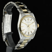Rolex | Oyster Perpetual Ref. 6551 del 1972 Acciaio e Oro giallo 18 Kt. 31 mm. Bracciale rivetti