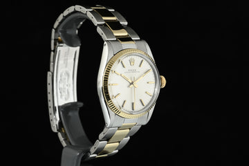Rolex | Oyster Perpetual Ref. 6551 del 1972 Acciaio e Oro giallo 18 Kt. 31 mm. Bracciale rivetti