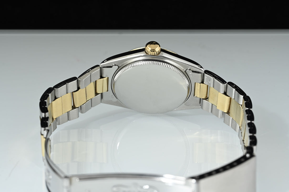 Rolex | Oyster Perpetual Ref. 6551 del 1972 Acciaio e Oro giallo 18 Kt. 31 mm. Bracciale rivetti