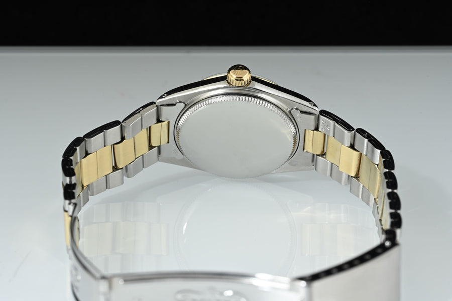 Rolex | Oyster Perpetual Ref. 6551 del 1972 Acciaio e Oro giallo 18 Kt. 31 mm. Bracciale rivetti