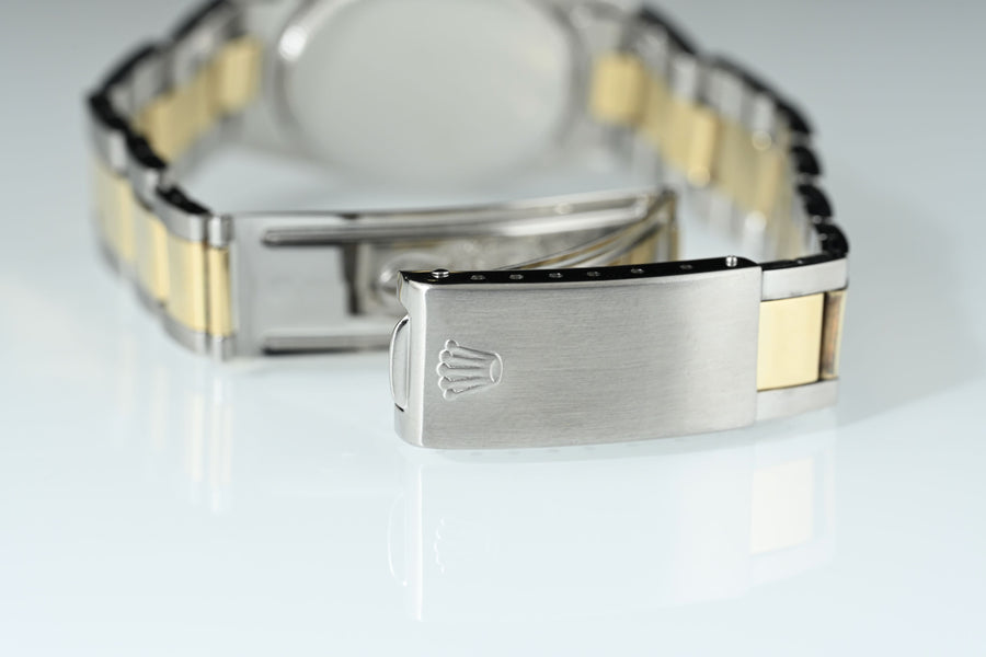 Rolex | Oyster Perpetual Ref. 6551 del 1972 Acciaio e Oro giallo 18 Kt. 31 mm. Bracciale rivetti