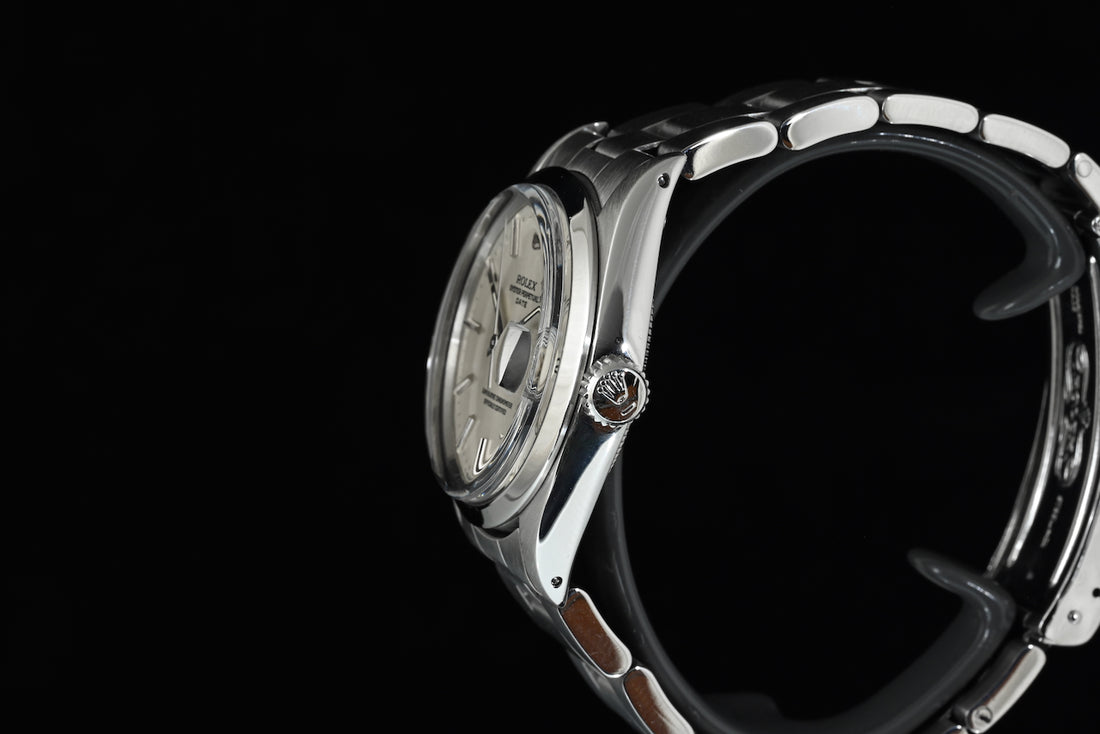 Rolex | Oyster Perpetual DATE Quadrante silver Automatico, Acciaio, 34 mm. Ref. 1500 del 1973