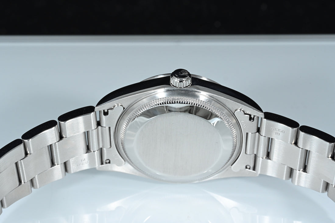 Rolex | Oyster Perpetual Date Ref. 15200, 34 mm, steel, blue dial, Year 1996