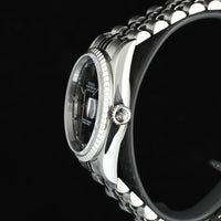 ROLEX | Oyster Perpetual DATEJUST Ref. 16220 Steel, 36 mm. Black Dial - Year 1997