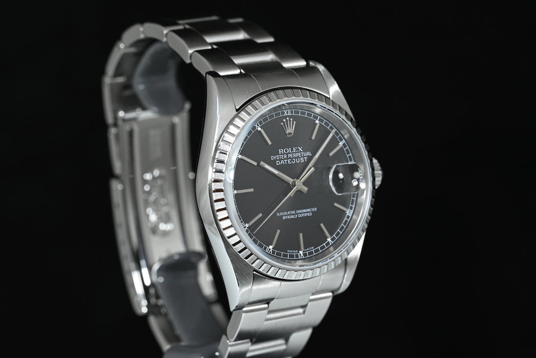 ROLEX | Oyster Perpetual DATEJUST Ref. 16220 Acciaio, 36 mm. Scatola e Garanzia Rolex 2006