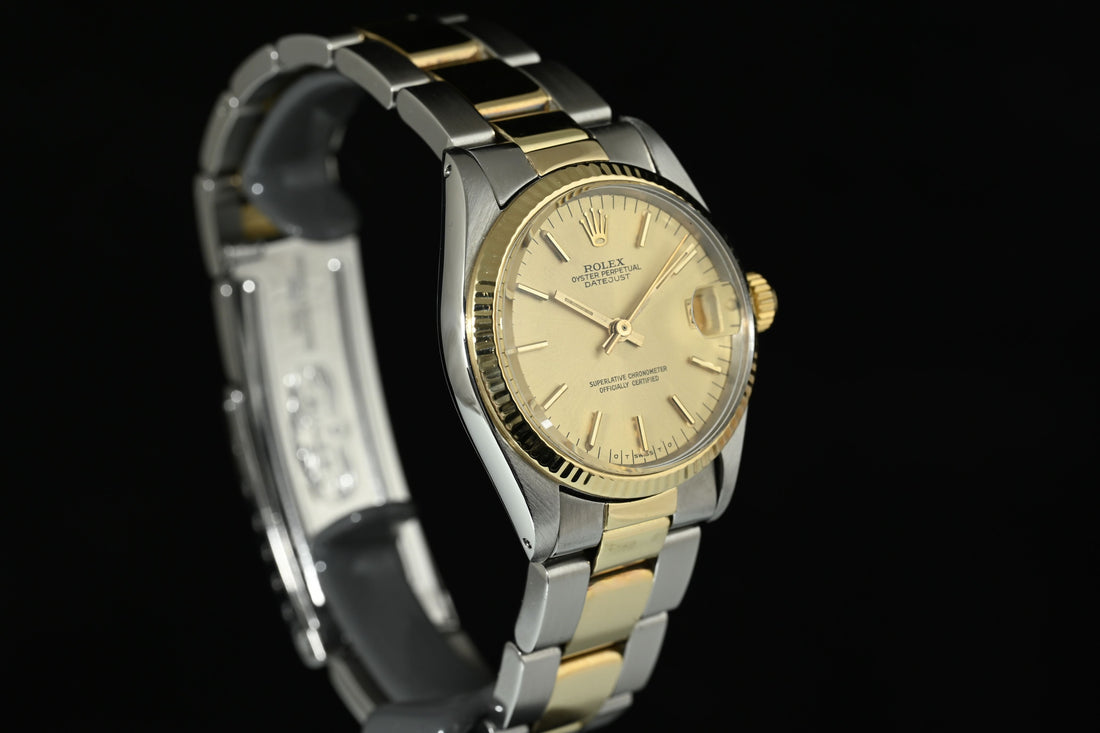 ROLEX | Oyster Perpetual DATEJUST Ref. 68240 Acciaio e Oro 18Kt. 31 mm. Bracciale Oyster Anno 1977