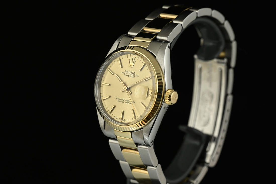 ROLEX | Oyster Perpetual DATEJUST Ref. 68240 Acciaio e Oro 18Kt. 31 mm. Bracciale Oyster Anno 1977